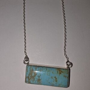 Turquoise Silver Necklace